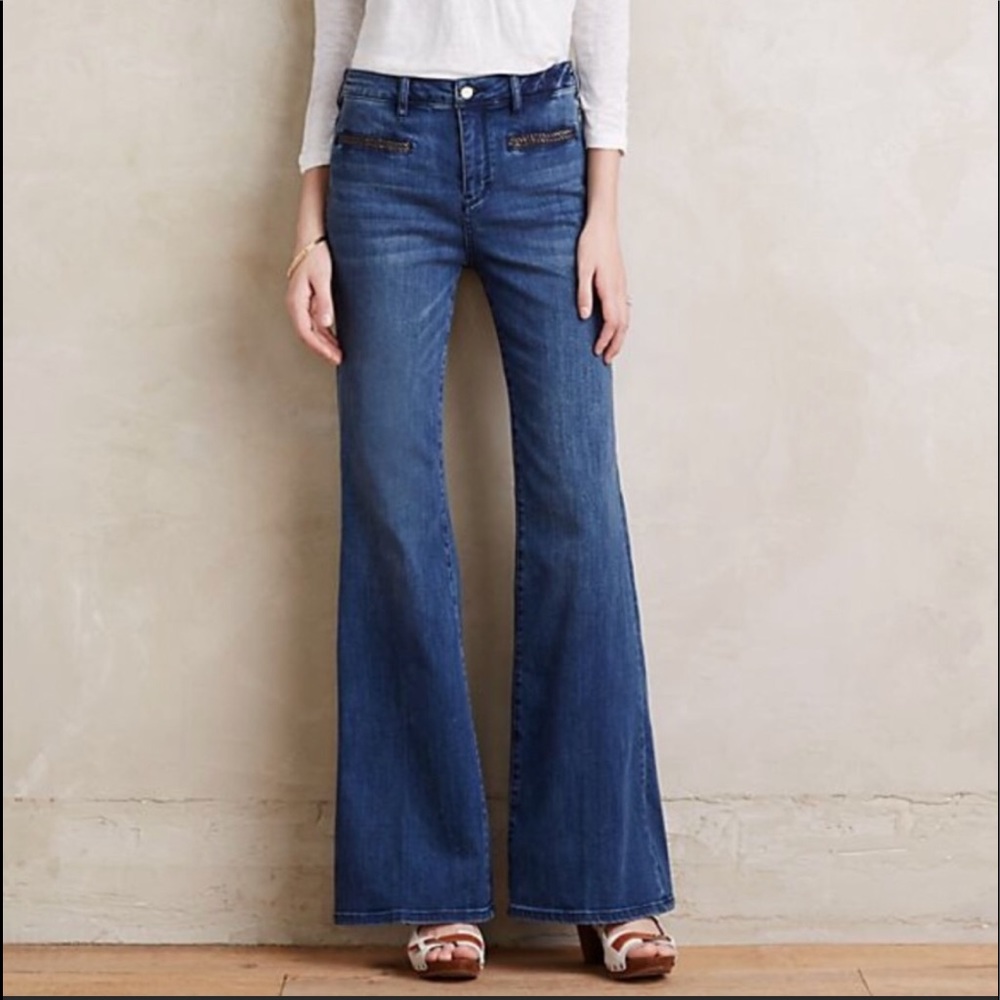 Anthropologie Pilcro High Rise Flare Jeans